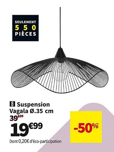 suspension vagala ø 35 cm