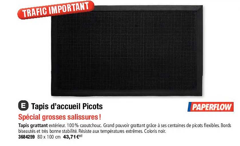 Tapis D'accueil Picots Paperflow