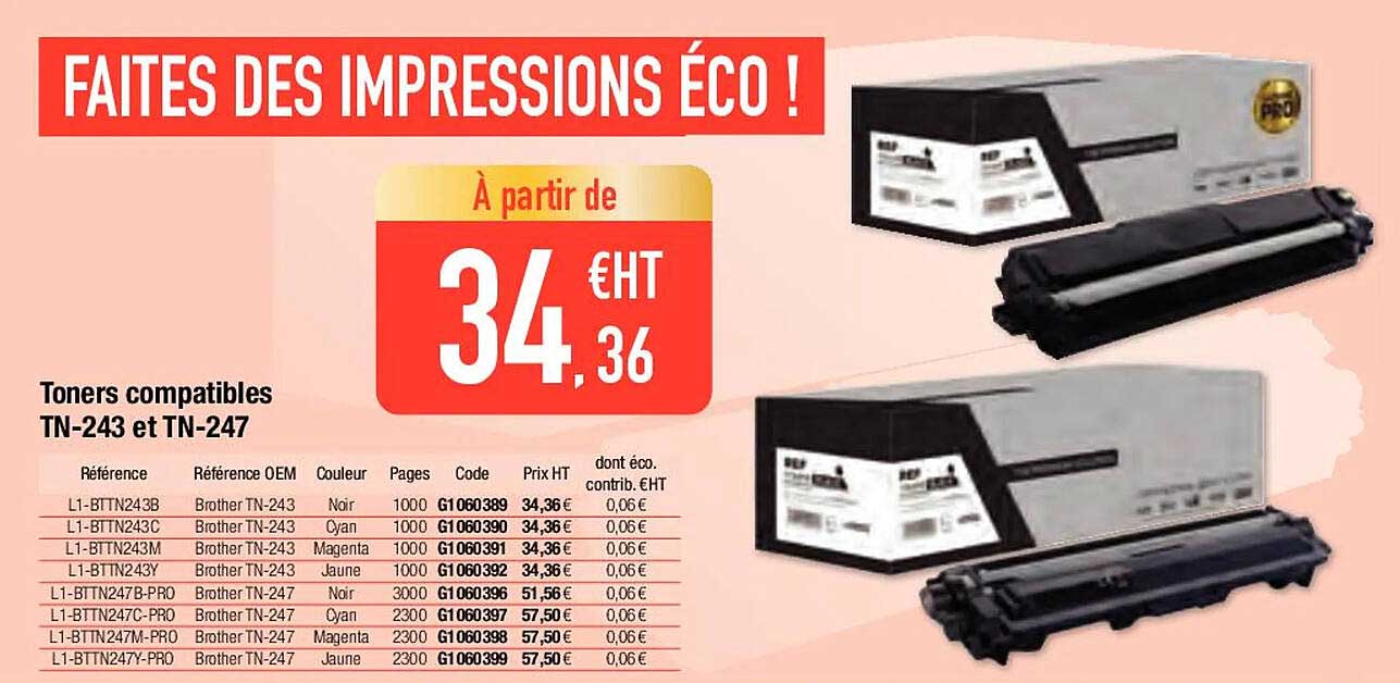 toners compatibles tn-243 et tn-247