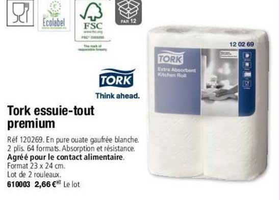 tork essuie-tout premium tork