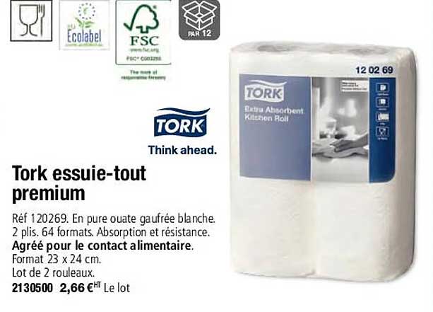 tork essuie-tout premium