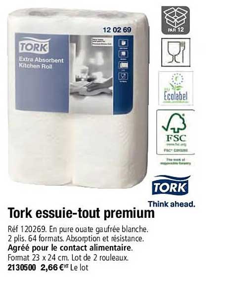 tork essuie-tout premium