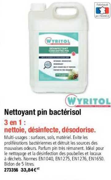 Wyritol Nettoyant Pin Bactérisol