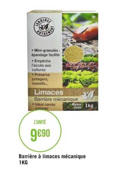 barrière à limaces mécanique 1kg