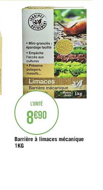 barrière à limaces mécanique 1kg