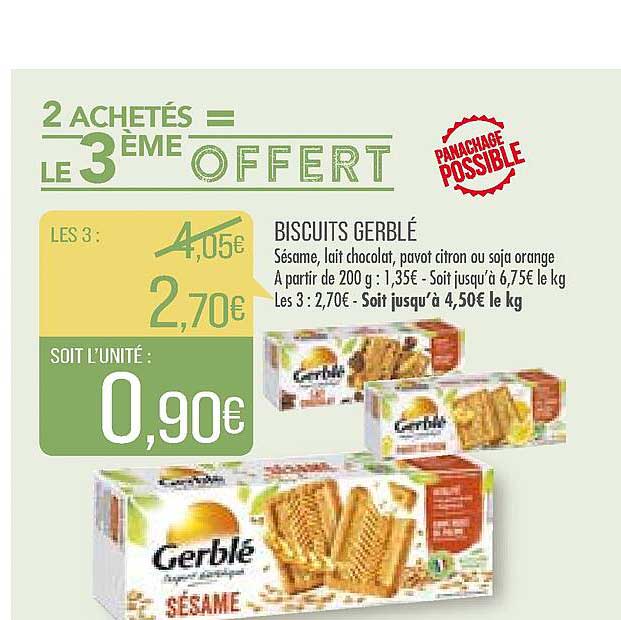 Biscuits Gerblé