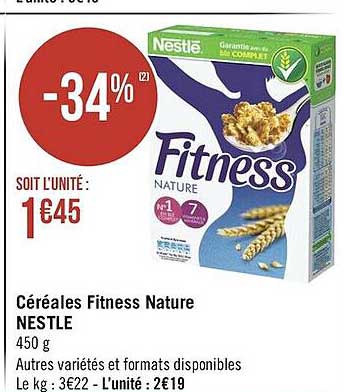 Céréales Fitness Nature Nestlé