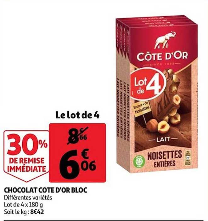 Chocolat Côte D'or Bloc