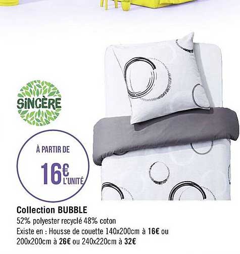 collection bubble sincère