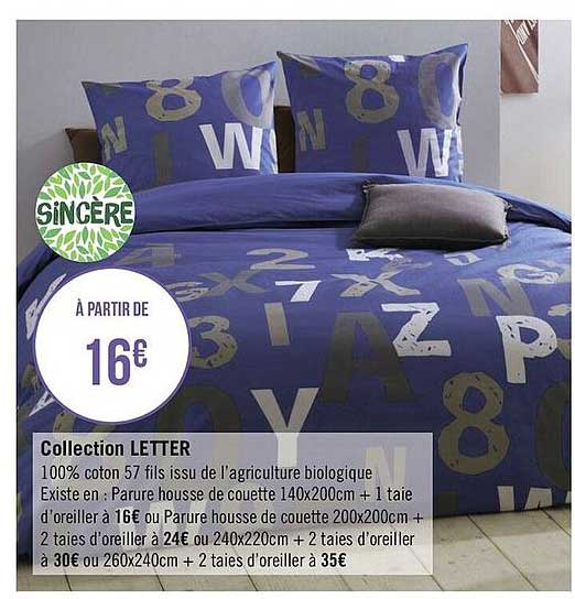 collection letter sincère