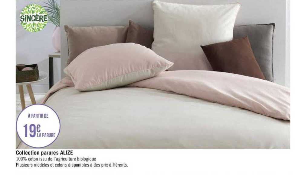 collection parures alizé sincère