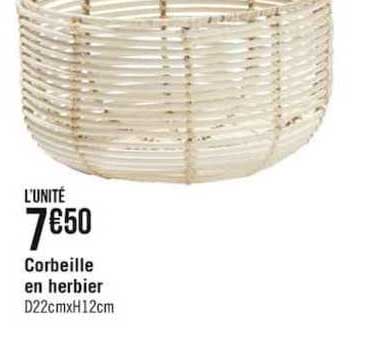 Corbeille En Herbier