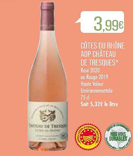 côtes du rhône aop château de tresques