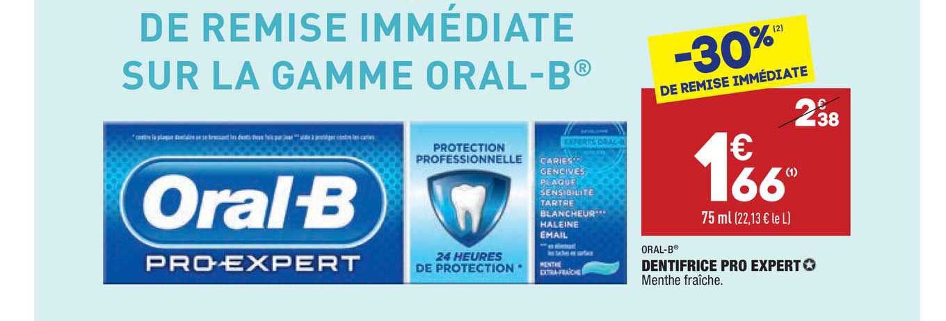 dentifrice pro expert oral-b
