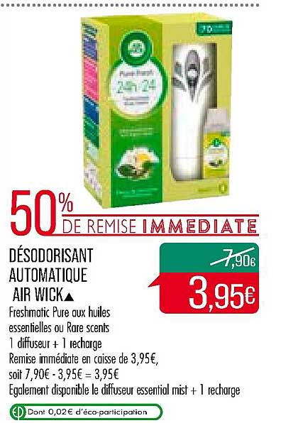 désodorisant automatique air wick