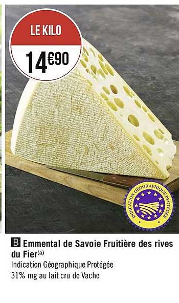 emmental de savoie fruitière des rives du fier
