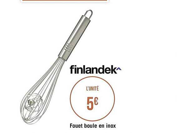 Fouet Boules En Inox Finlandek^
