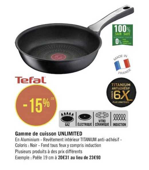 Gamme De Cuisson Unlimited Tefal