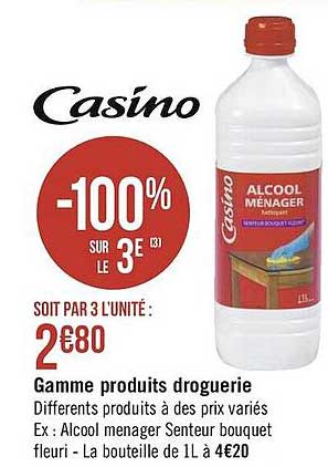 gamme produits droguerie
