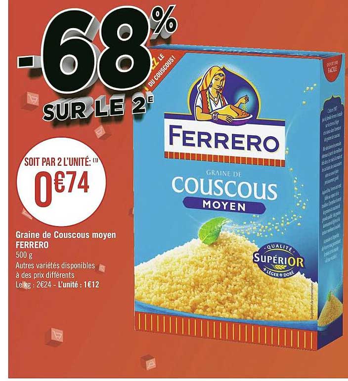 graine de couscous moyen ferrero