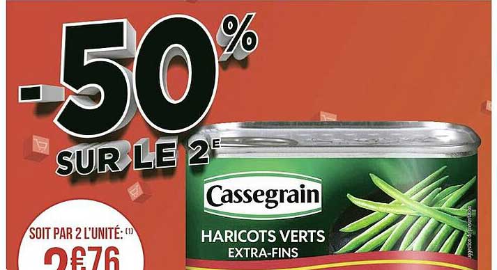 haricots verts extra-fins cassegrain