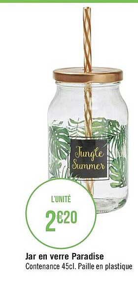 jar en verre paradise