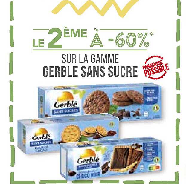 La Gamme Gerblé Sans Sucre