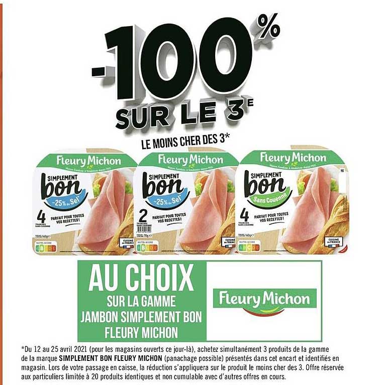 la gamme jambon simplement bon fleury michon