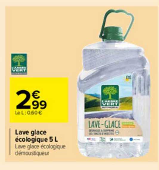 lave glace écologique 5 l l'arbre vert