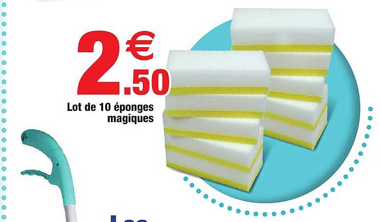 Lot De 10 éponges Magiques