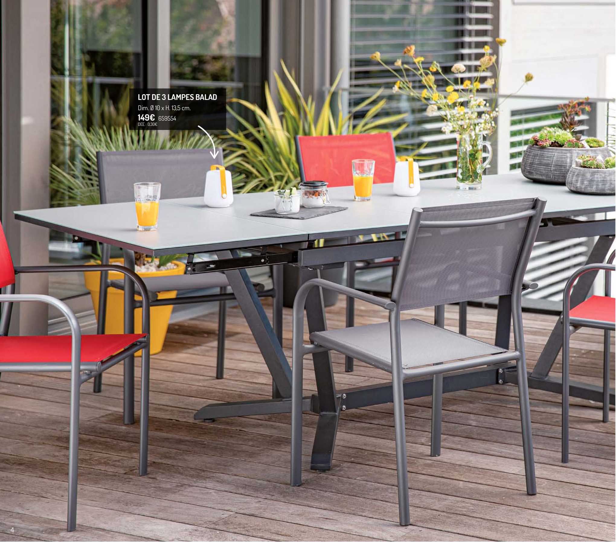 lot de 3 lampes balad