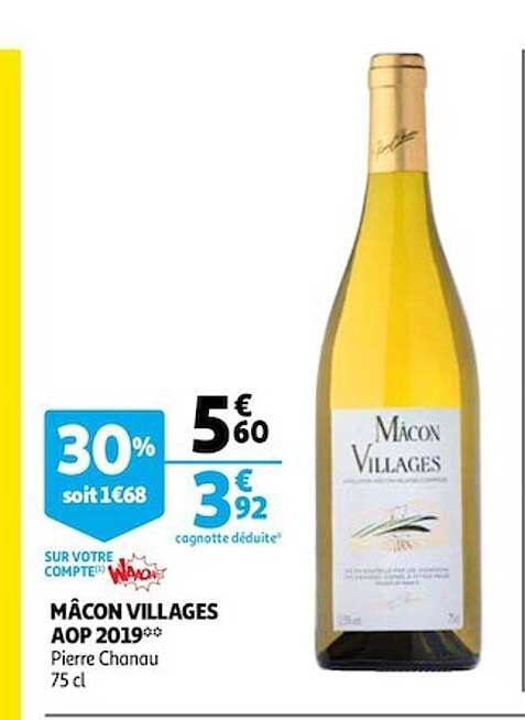 mâcon villages aop 2019 pierre chanau