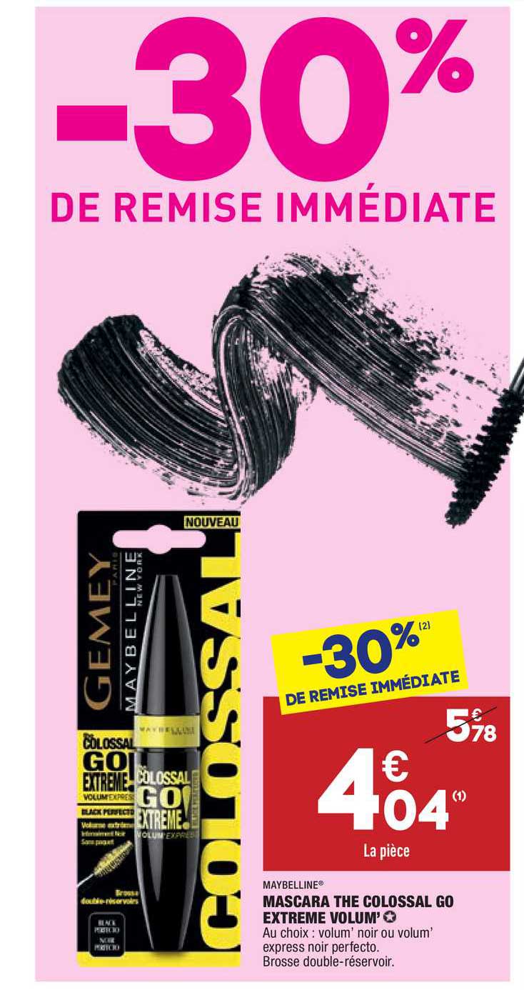 mascara the colossal go extreme volum' maybelline