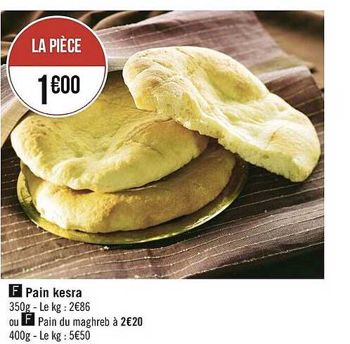 pain kesra, ou pain du maghreb