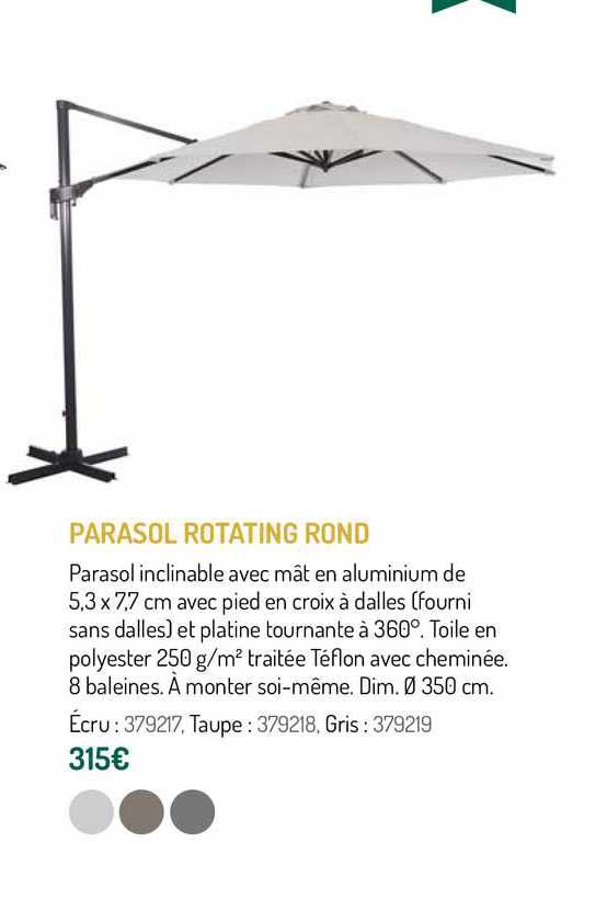 Parasol Rotating Rond