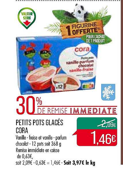 petits pots glacés cora