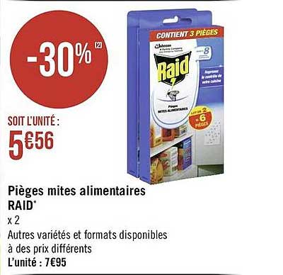 pièges mites alimentaires raid