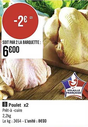 Poulet X2