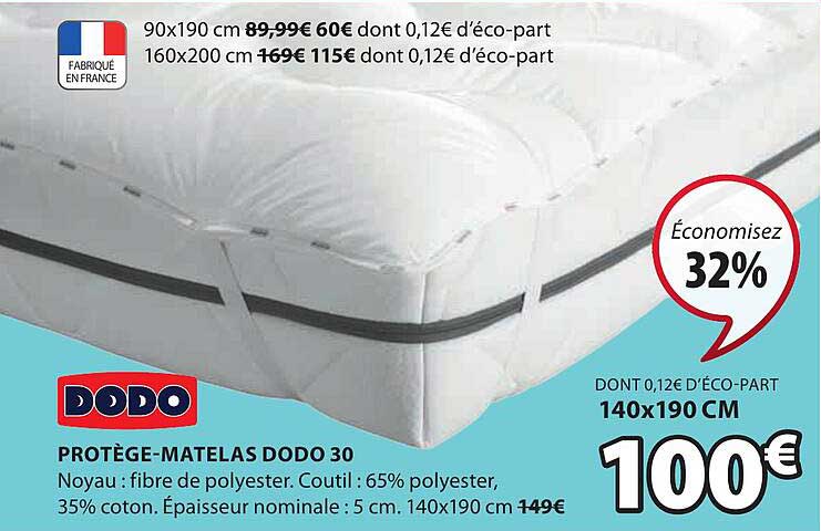protège-matelas dodo 30