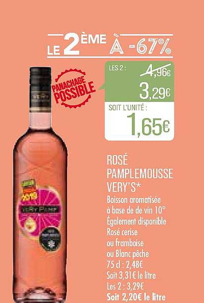 rosé pamplemousse very's