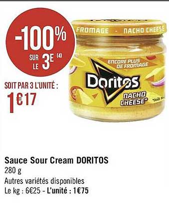sauce sour cream doritos