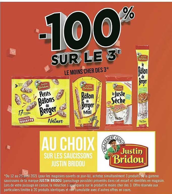 saucisson justin bridou