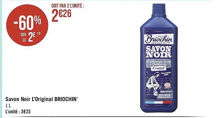 Savon Noir L'original Briochin