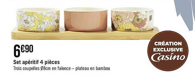 Set Apéritif 4 Pièces