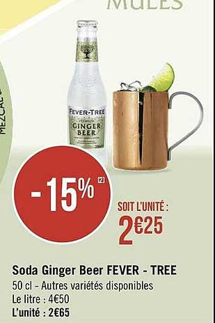 soda ginger beer fever - tree