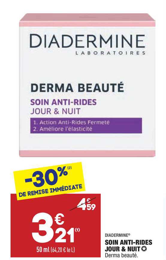 Soin Anti-rides Jour & Nuit Diadermine