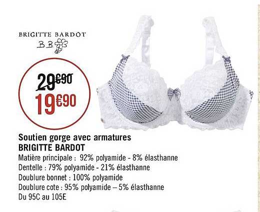 soutien gorge avec armatures brigitte bardot