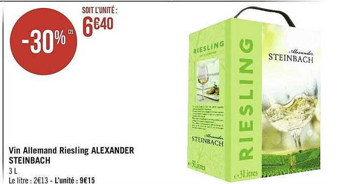 vin allemand riesling alexander steinbach