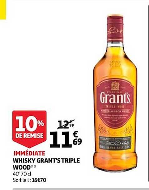 Whisky Grant's Triple Wood