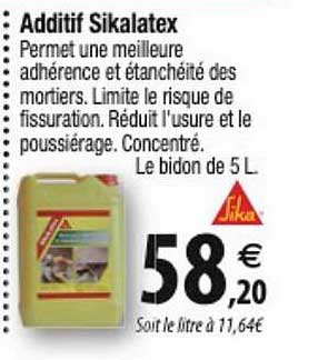 additif sikalated sika